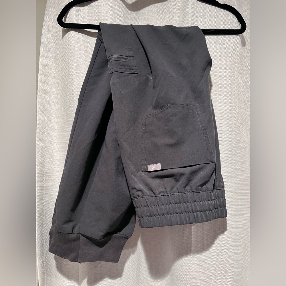 Women’s Charcoal Zamora High Waisted Jogger Scrub Pants